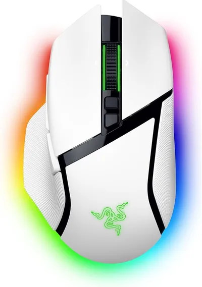 Razer Basilisk V3 Pro - Ratón Inalámbrico Gaming Personalizable Blanco