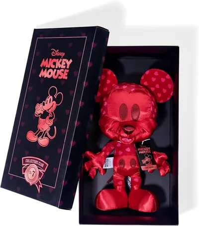 SIMBA Disney Love Mickey Mouse Coleccionista Peluche en Caja de Regalo. Nº 7 de esta colección de 12. Recógelos todos. Apto desde 0+, cumpleaños, Navidad, regalo de coleccionista.