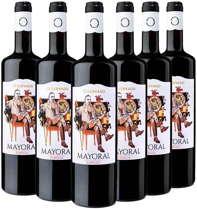 Mayoral Reservado - Vino Tinto D.O Jumilla - Pack de 6 Botellas