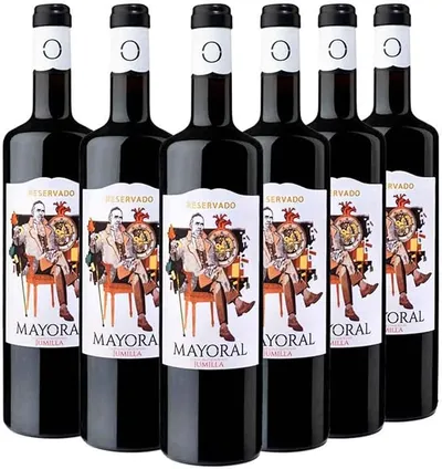 Mayoral Reservado - Vino Tinto D.O Jumilla - Pack de 6 Botellas
