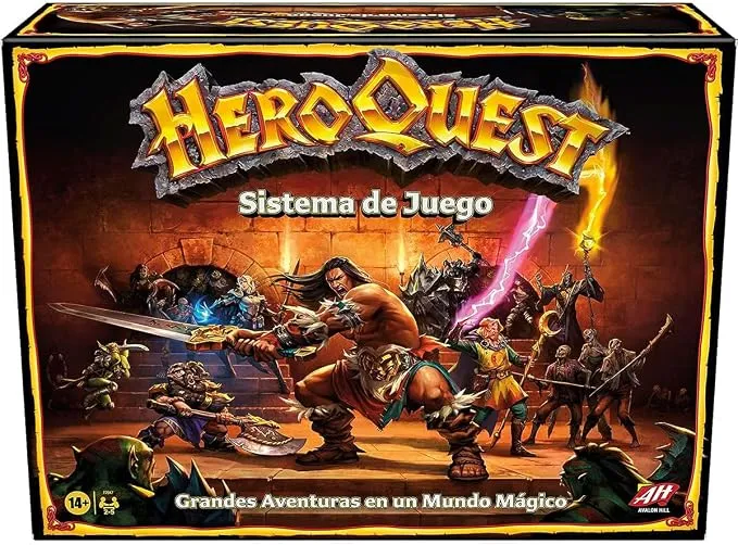 Hasbro Gaming Avalon Hill HeroQuest Juego de Aventuras en Mazmorras