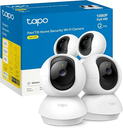 Cámara IP WiFi Tapo C200P2 con giro 360°