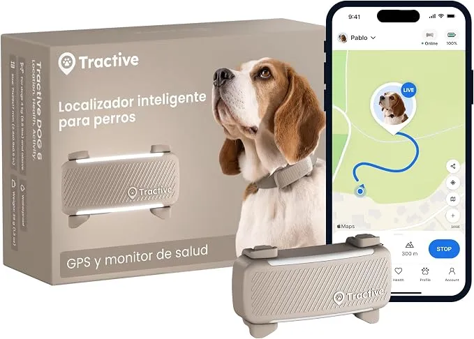 Tractive DOG 6: Localizador GPS Inteligente para Perros