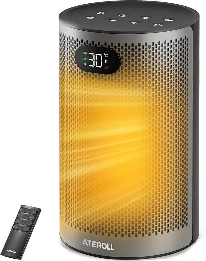 Ateroll Calefactor Bajo Consumo 1500W 3 Modos Cerámico PTC