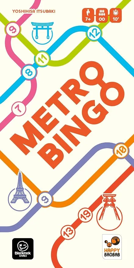 Metro Bingo: Juego de Mesa Estratégico para Toda la Familia