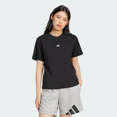 adidas Mujer Essentials Small Logo Cotton Shirt