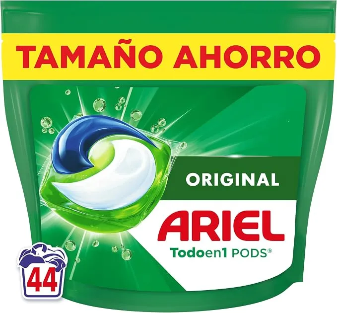 Detergente en Cápsulas Ariel PODs Platinum 44 Lavados