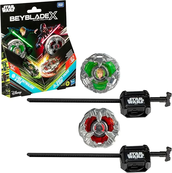 Beyblade X Pack Luke Skywalker vs. Darth Vader Edición Star Wars