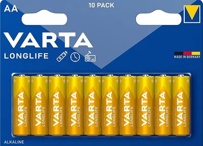 Varta Pila Longlife Power AA Mignon LR06 (paquete de 10 unidades)