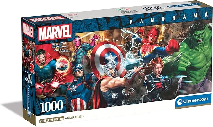 Puzzle Marvel 1000 Piezas XXL Clementoni