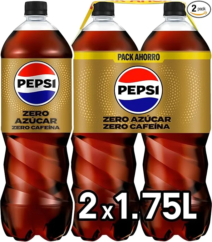 Pepsi Zero Sin Cafeína Refresco de Cola 3.5L