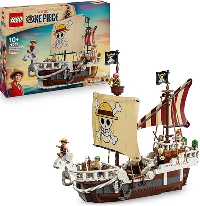 LEGO One Piece Barco Pirata Going Merry - Set de Construcción y Exposición