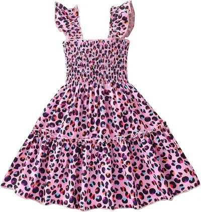 JiAmy Vestidos para niñas con tirantes