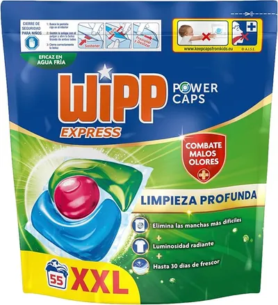 Detergente cápsulas Wipp Express