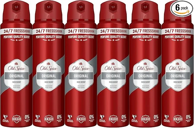 Old Spice Original Desodorante Corporal En Spray Para Hombres