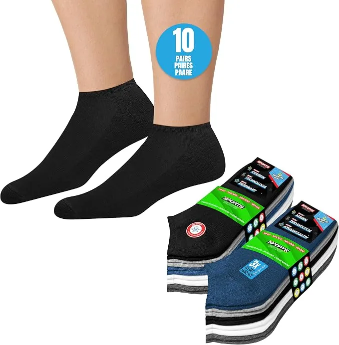 10 Pares Calcetines Tobilleros SOXCO Verano