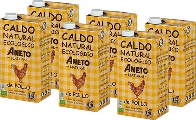 Aneto 100% Natural - Caldo de Pollo Ecológico