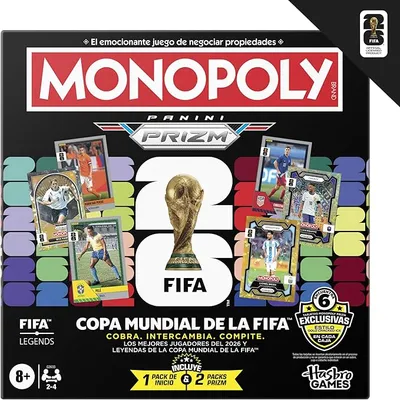 Juego Monopoly Panini Prizm: Copa Mundial de la FIFA