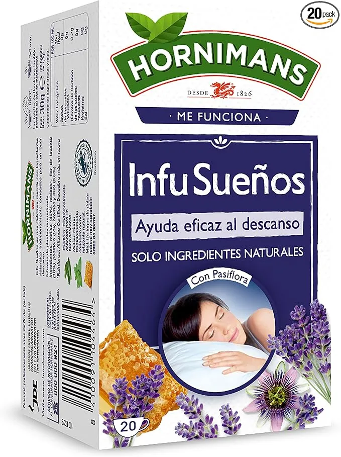 Hornimans Infusión Sueños con Pasiflora 100% Natural - 20 Bolsitas