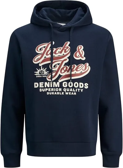 JACK & JONES Jjelogo Sudadera con Capucha para Hombre