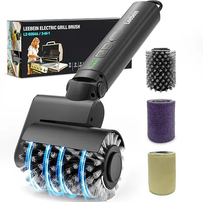 Leebein Cepillo Eléctrico para Barbacoa y Limpieza Hogar