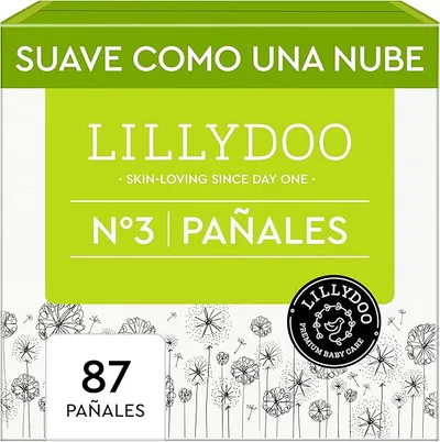 Pañales LILLYDOO delicados con la piel - talla 3
