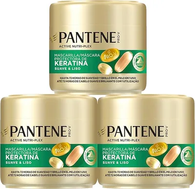 Pantene Pro-V Suave Y Liso Mascarilla Protectora De Keratina