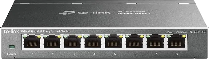 TP-Link TL-SG608E: Switch Gigabit Ethernet de 8 Puertos para Redes Domésticas y de Oficina