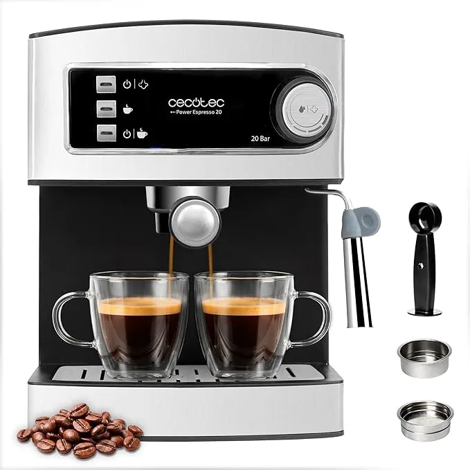 Cecotec Cafetera Express Manual Power Espresso 20 Elite