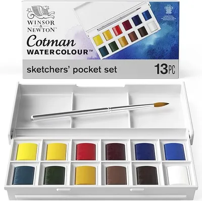 Winsor & Newton Set de Acuarelas Cotman Surtido