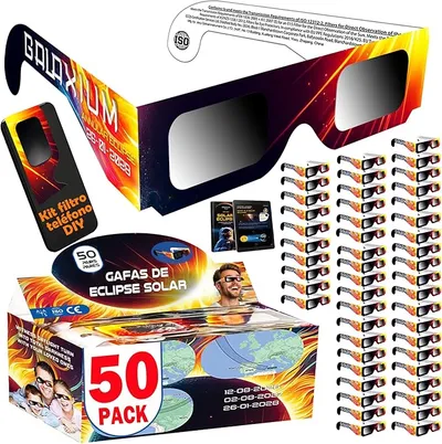 Galaxium Pack Gafas Eclipse Solar Homologadas ISO 12312-2