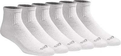 Dickies Men's Big & Tall Dri-tech Moisture Control Quarter Socks Multipack