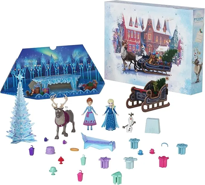 Mattel Disney Frozen Calendario de Adviento con Mini Muñecas