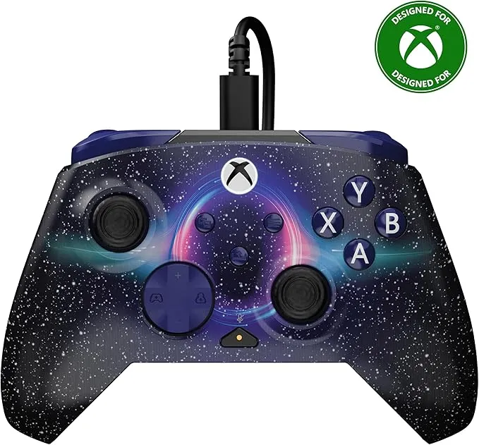 Turtle Beach Rematch Advanced Lenticular Dark Cosmos Mando de juego con cable