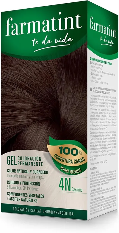 Farmatint Gel de Coloración Permanente 4N Castaño