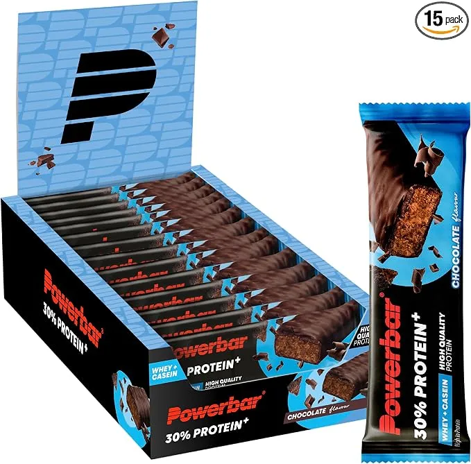 Powerbar Protein Plus Bar Sabor Chocolate - Pack de Barras Energéticas