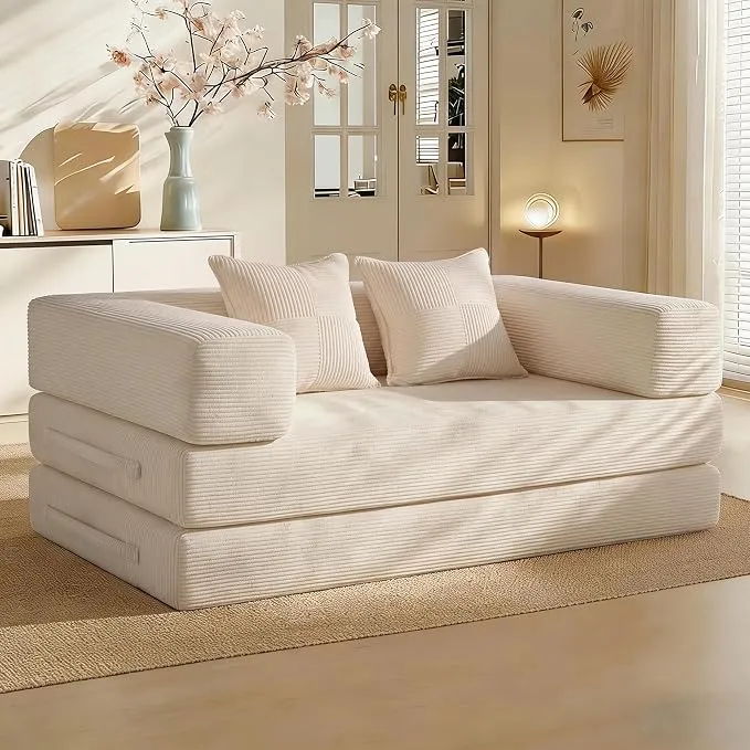 Sofá Cama Doble VIPBEAR 160cm de Pana Modular