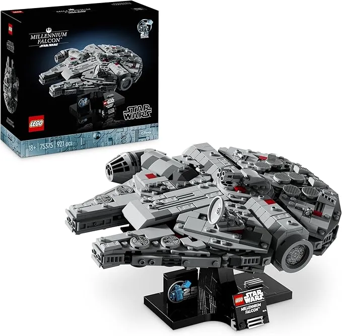 LEGO Star Wars 75375 Halcón Milenario Maqueta para Adultos