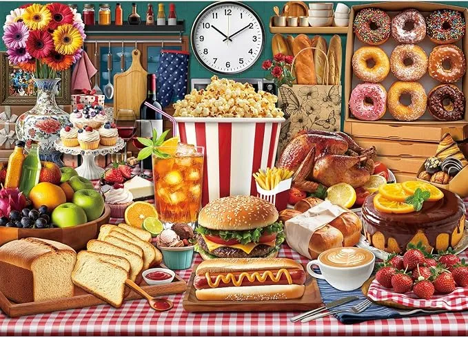 Puzzle HUADADA 1000 Piezas: A Festín Clásico
