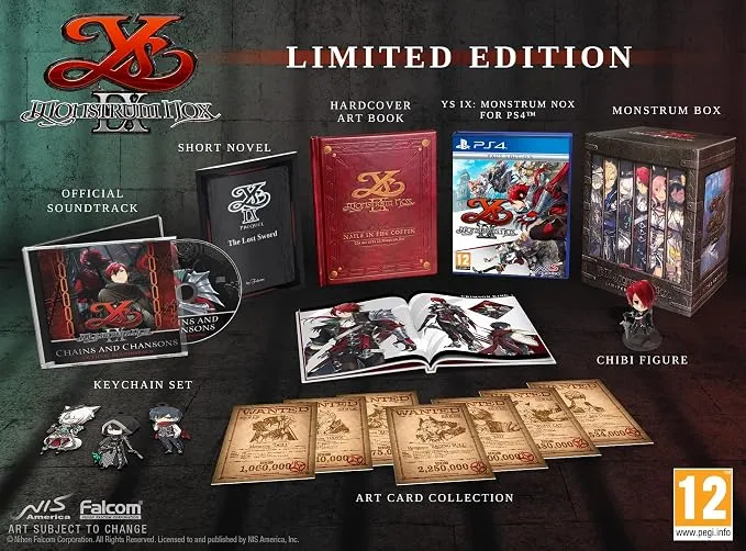 Ys IX: Monstrum Nox - Edición Limitada para PS4