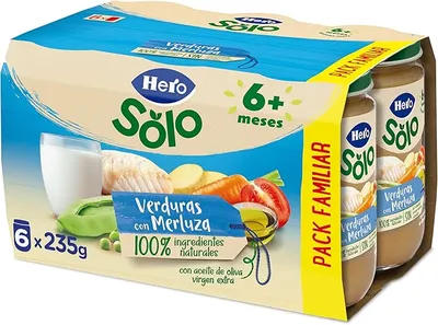 Hero Solo Tarritos de Verdura con Merluza