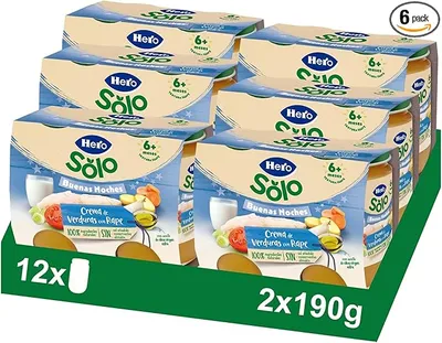 Hero Baby Tarritos de Crema de Verduras con Rape