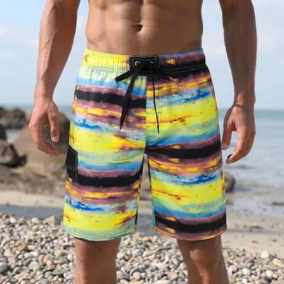 Traje de baño tipo cargo para hombre