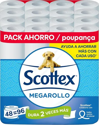 PAPEL HIGIÉNICO SCOTTEX MEGAROLLO
