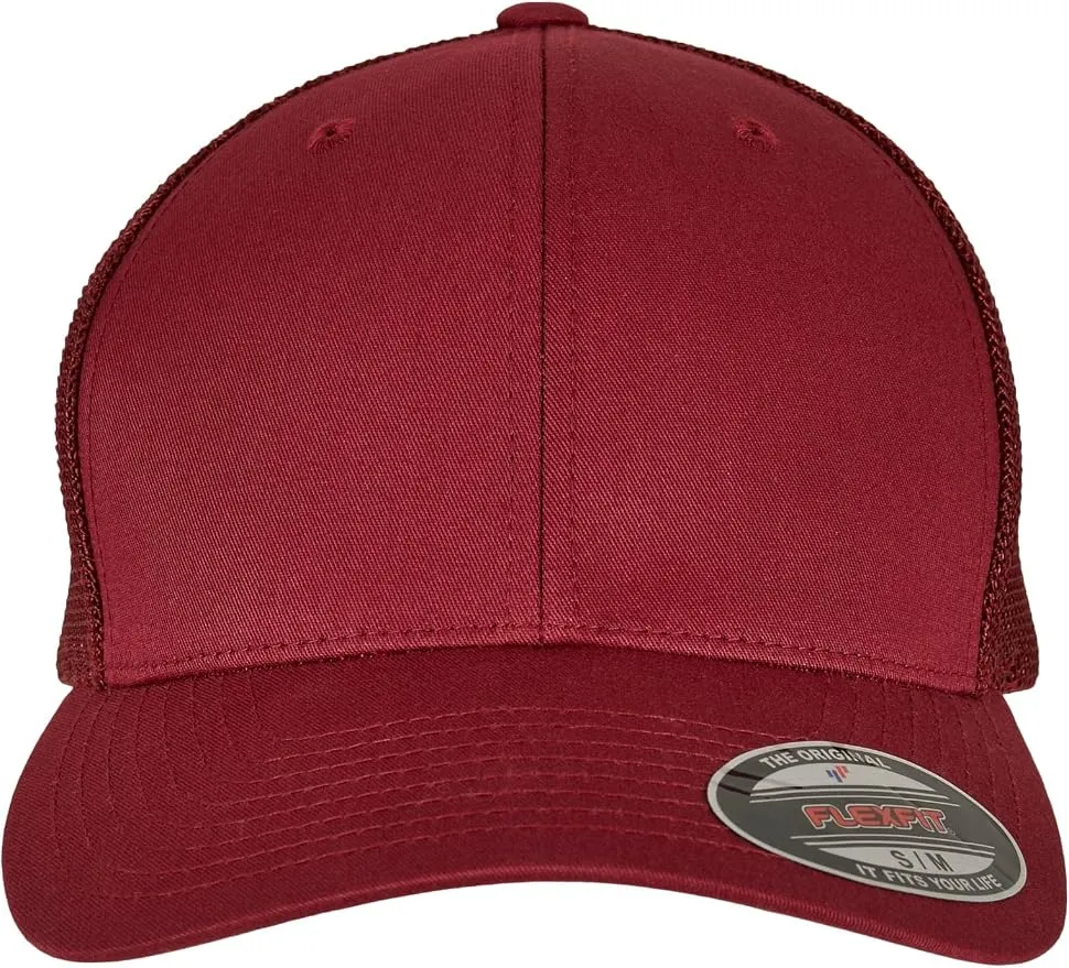 Gorra Flexfit Unisex Mesh Trucker Cranberry Talla S-M