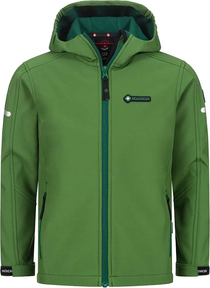 Chaqueta Softshell Infantil Höhenhorn 27G2+A17 con Protección Anti-Viento