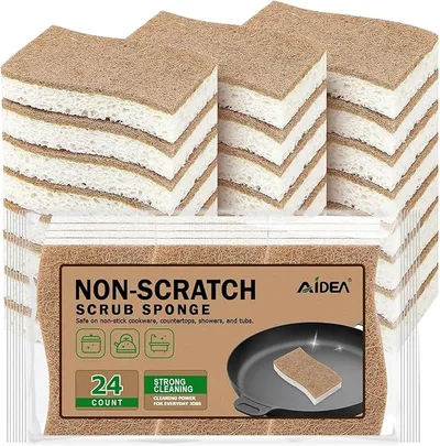 ESPONJAS NATURALES AIDEA 24 UNIDADES