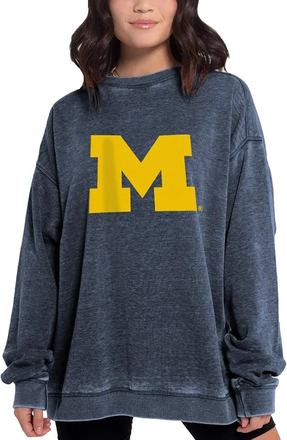 Sudadera NCAA Chicka-D Campus para Mujer con Forro Polar y Efecto Lavado
