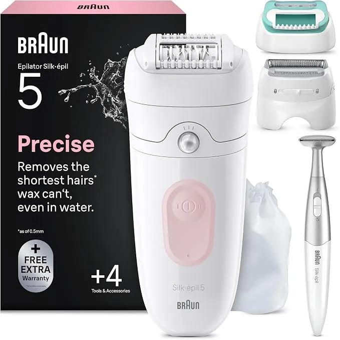 Braun Silk·épil 5 Depiladora Eléctrica Mujer 5-251 Rosa