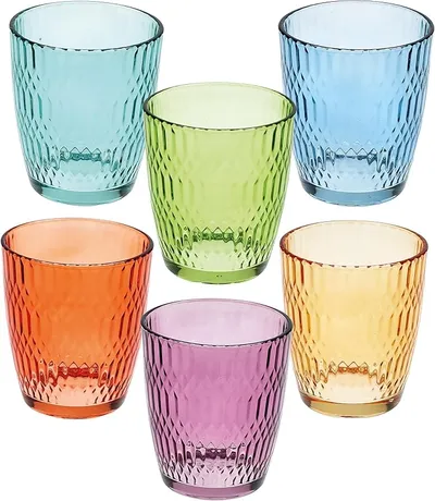 Tognana Seoul - Set de 6 vasos multicolor